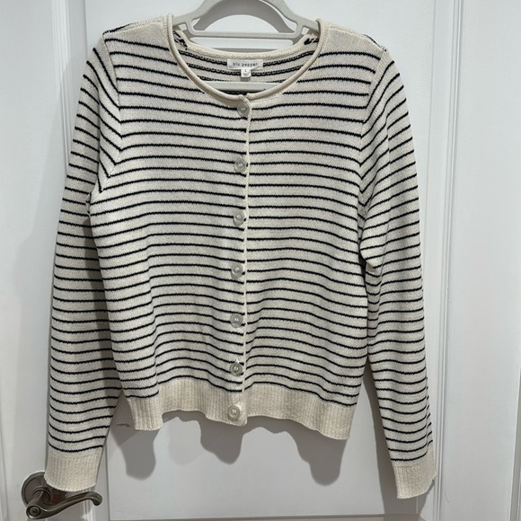 Blu Pepper Striped Cardigan | Size Large - Picture 4 of 7